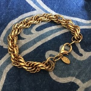 Gold Erwin Pearl chunky bracelet excellent